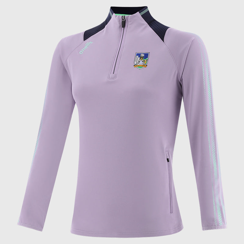 O'Neills Limerick Dynamo 184 Brushed Half Zip Top Lavender