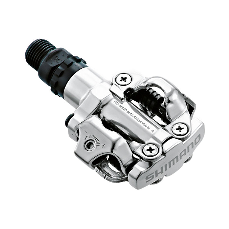 Shimano PD M520 SPD Pedals Silver