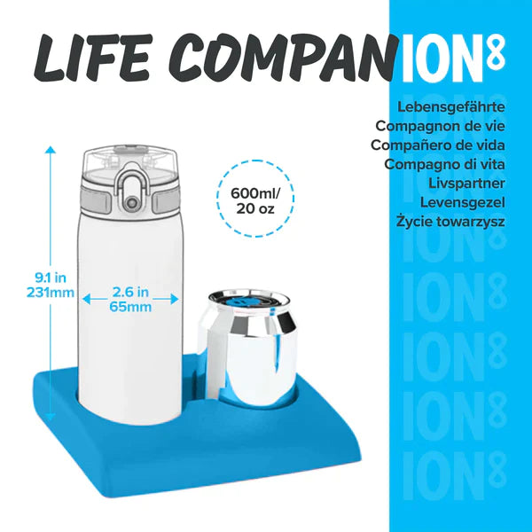 Ion8 Slim 600ml Water Bottle