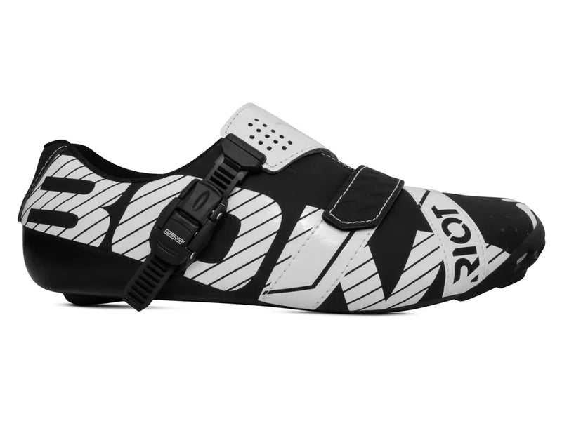 Bont Riot Buckle Cycling Shoes (Black/White)