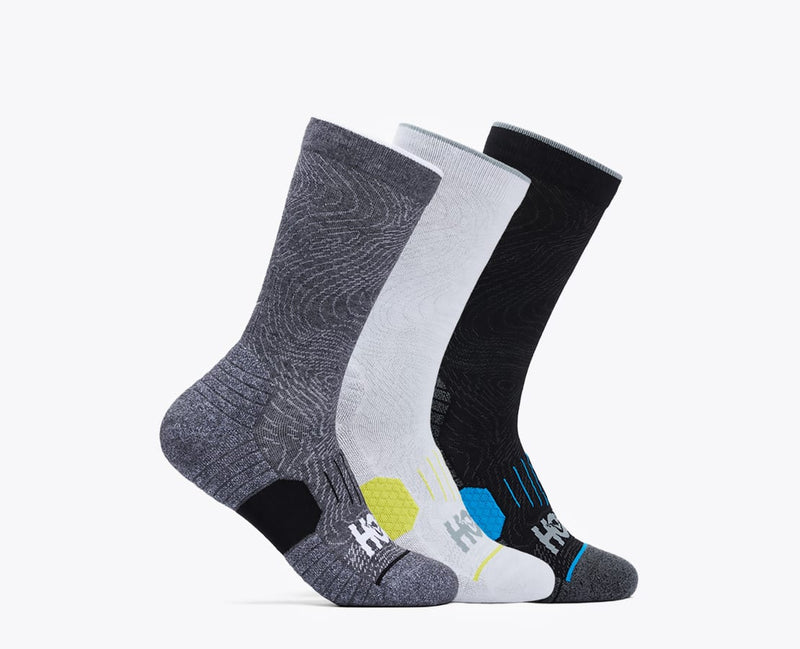 Hoka Crew Run Sock 3-Pack