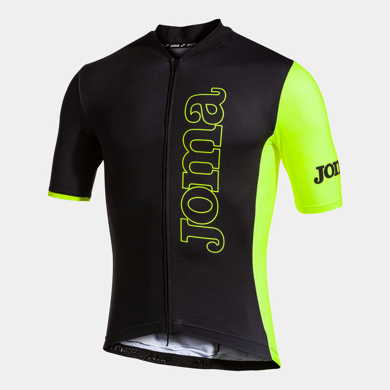 Joma Crono Cycling Jersey (Black/Flourescent)