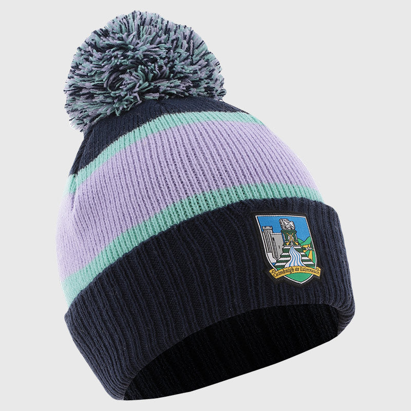 O'Neills Limerick Dynamo Bobble Hat Purple