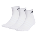 Adidas Cushioned Sportswear Ankle Socks 3 Pairs White