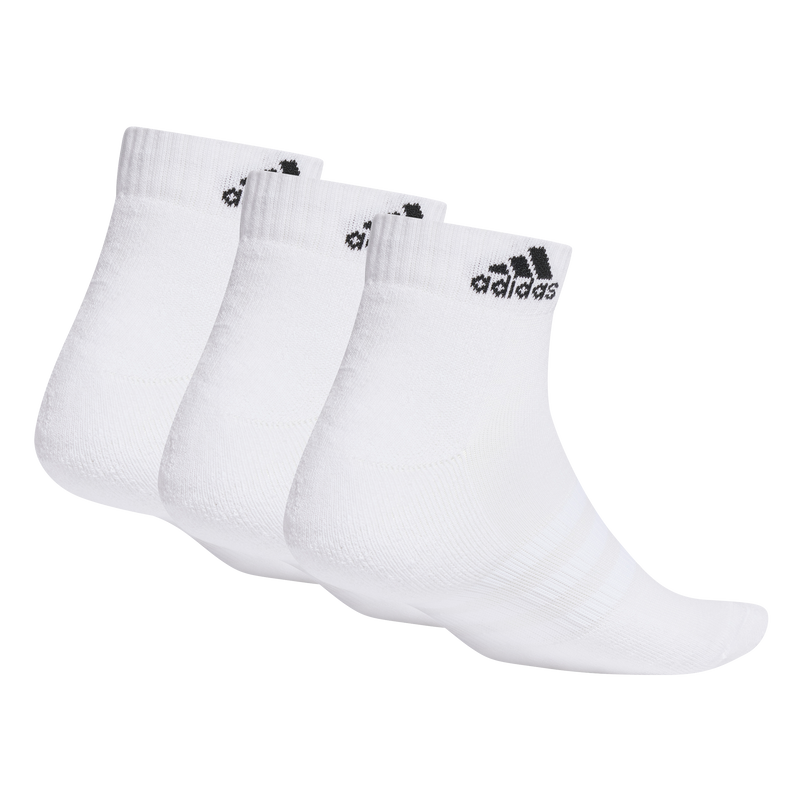 Adidas Cushioned Sportswear Ankle Socks 3 Pairs White