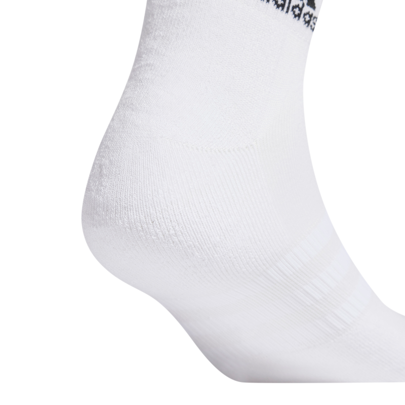 Adidas Cushioned Sportswear Ankle Socks 3 Pairs White