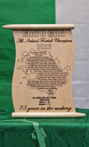 Mayo 2026 All-Ireland Champions Wooden Scroll