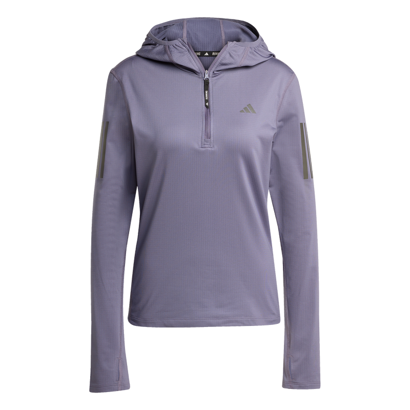 Adidas Own The Run Winterized Hooded Half-Zip