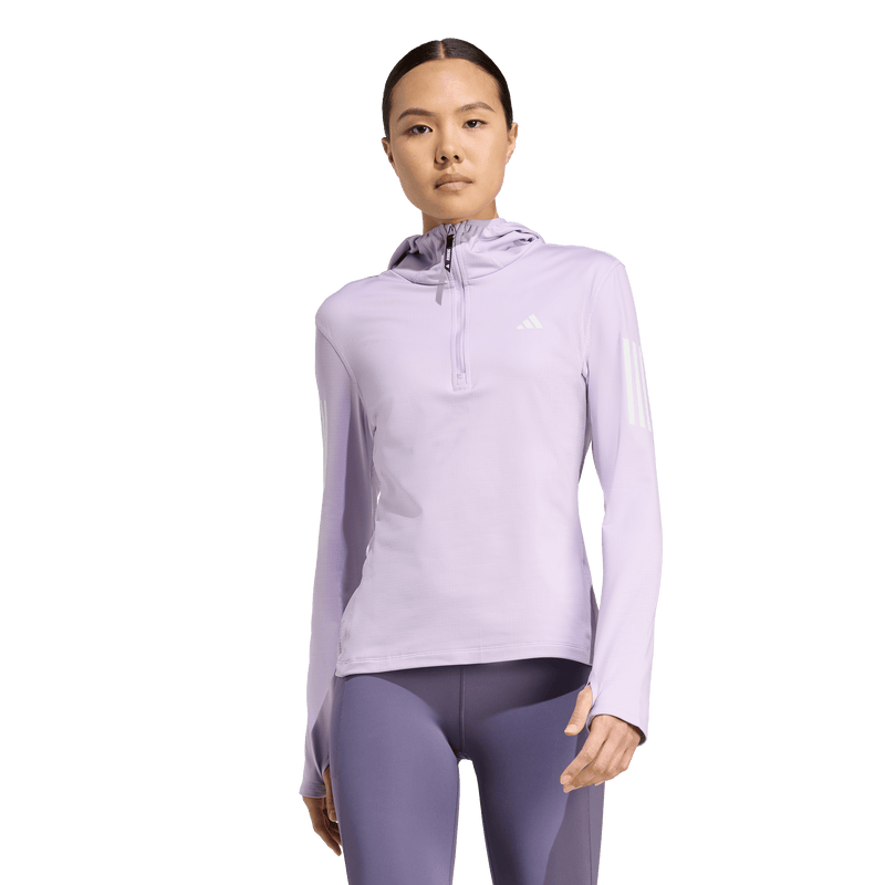 Adidas Own The Run Winterized Hooded Half-Zip