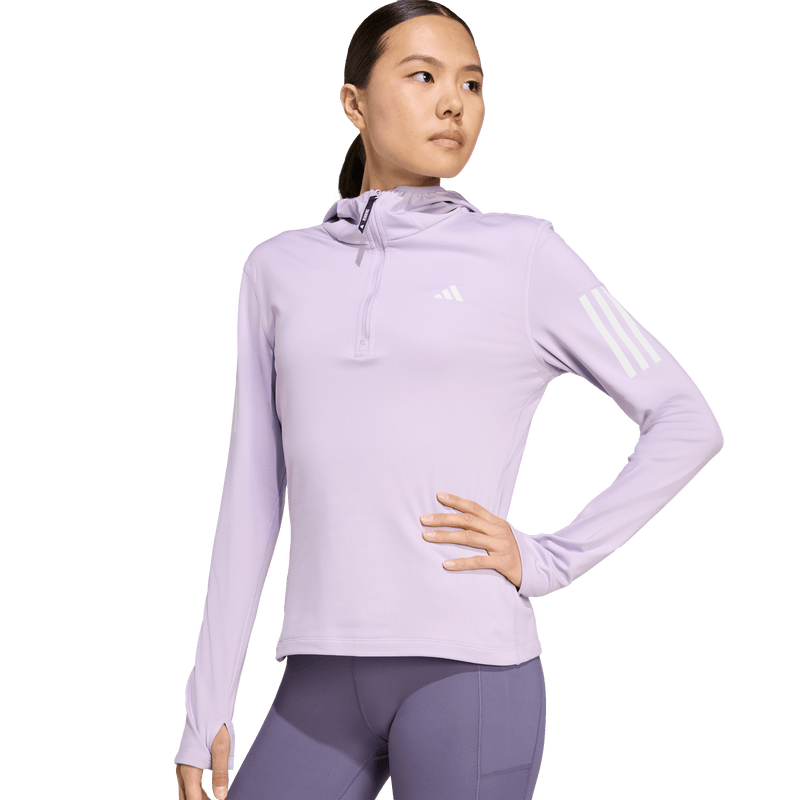 Adidas Own The Run Winterized Hooded Half-Zip