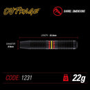 Winmau Outrage Brass Darts