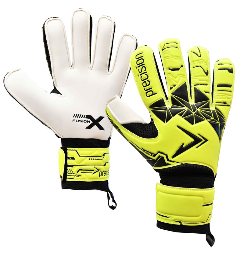 Precision Junior Fusion X Flat Cut Essential GK Gloves