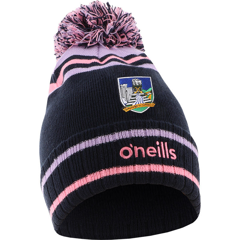 O'Neills Limerick Rockway Bobble Hat Lavender
