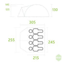 Rock N River Achill 400 Pro Tent