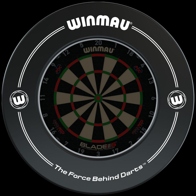 Winmau Dartboard Surround Printed Black