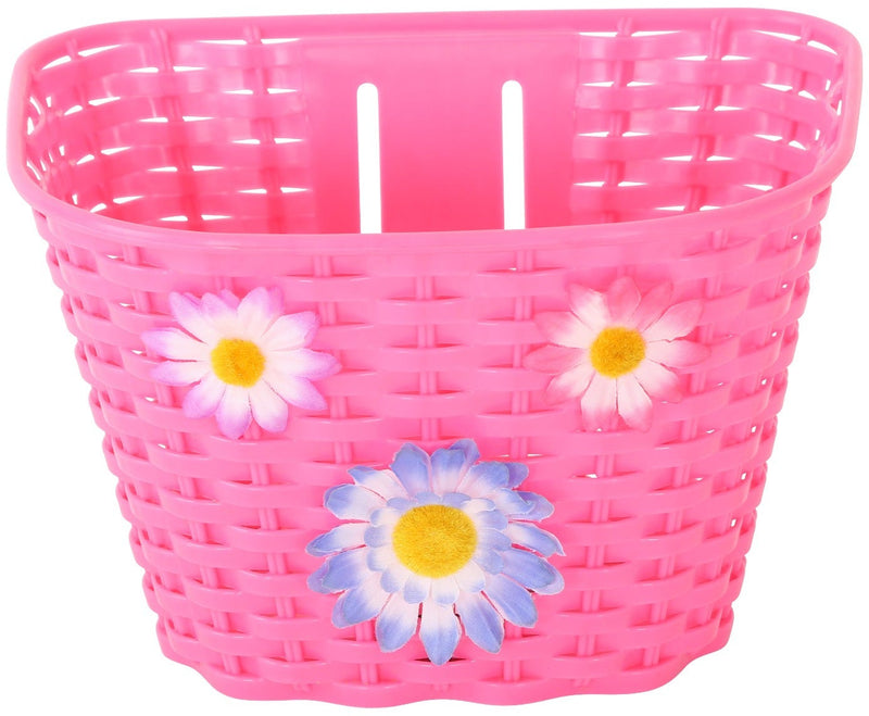 Bumper Handlebar Basket Pink/White