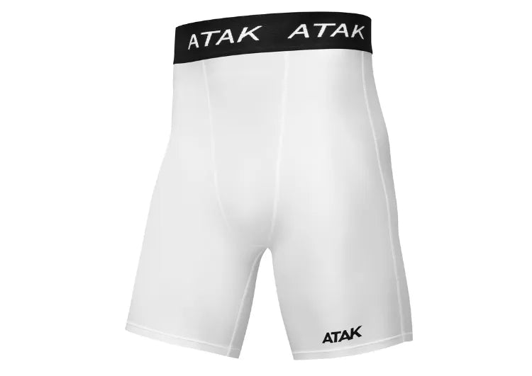 Atak Compression Shorts White