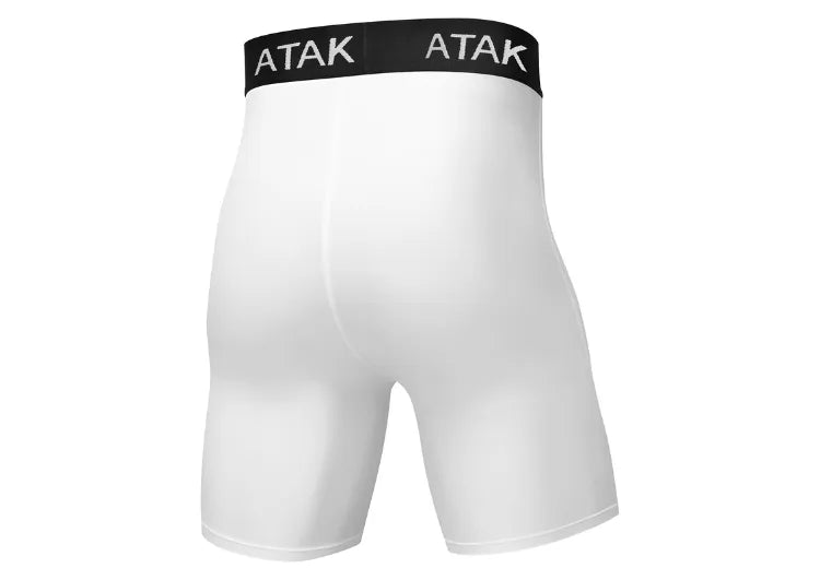 Atak Compression Shorts White