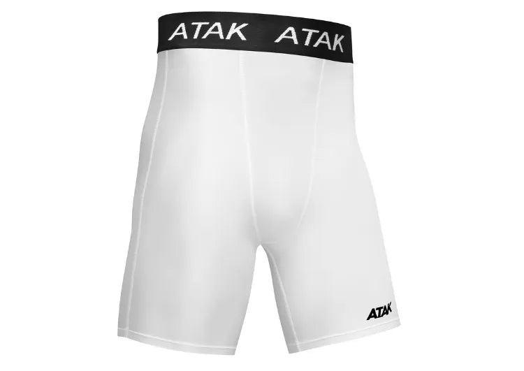 Atak Compression Shorts White