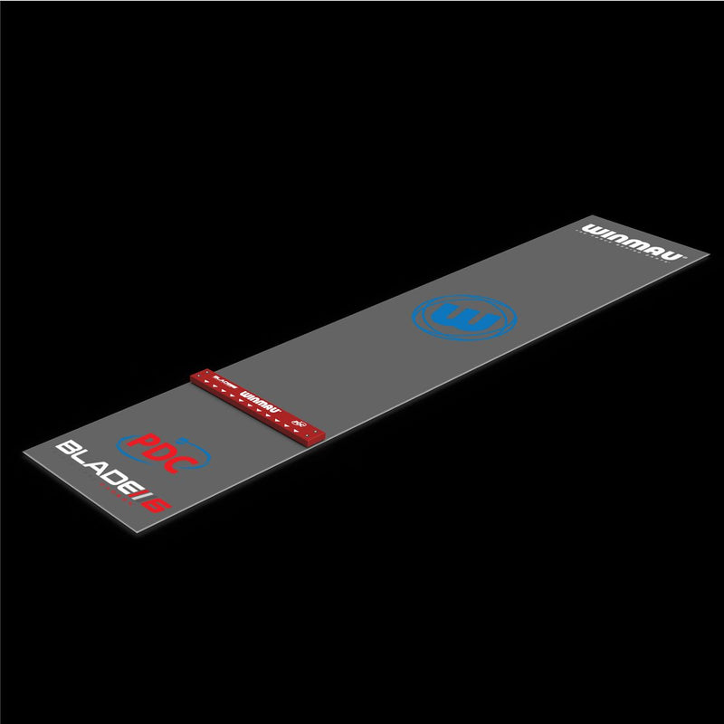 Winmau Clearzone PVC Dart Mat with Integrated Oche