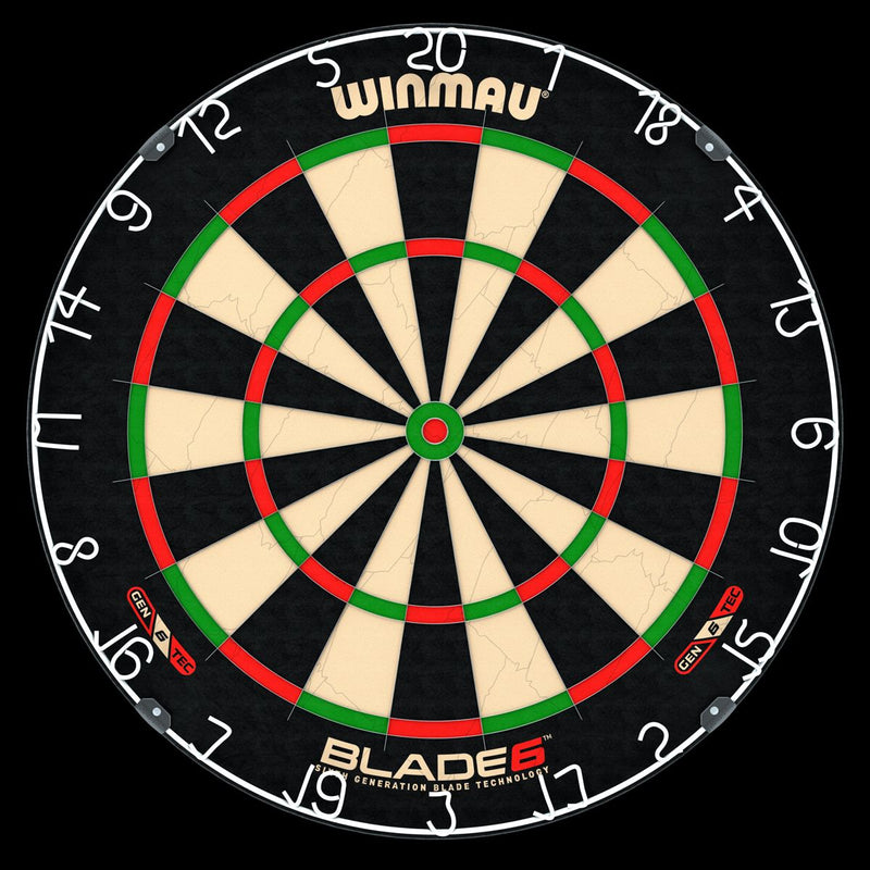 Winmau Blade 6 + PDC Surround Blue Set