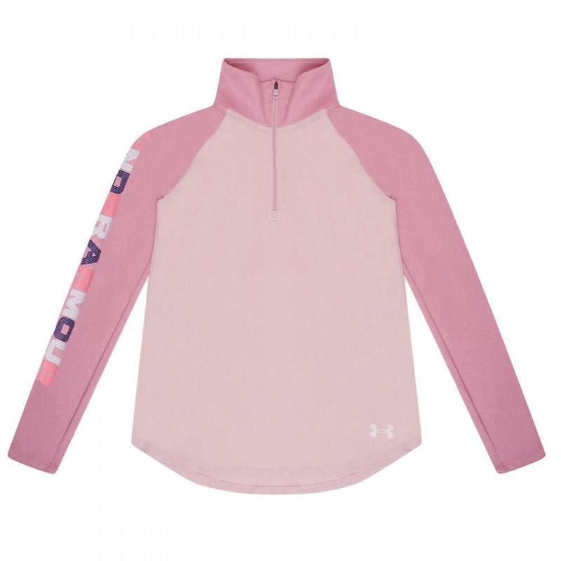 Under Armour Tech Graphic Half Zip Girls