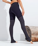 TriDri Yoga Leggings Black Charcoal