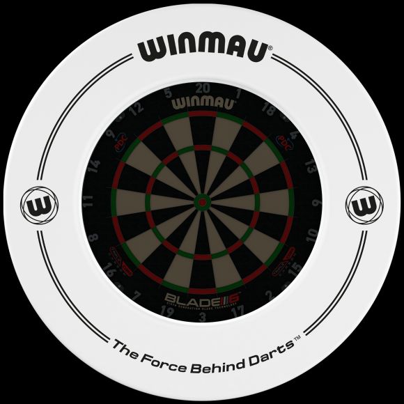 Winmau Dartboard Surround Printed White