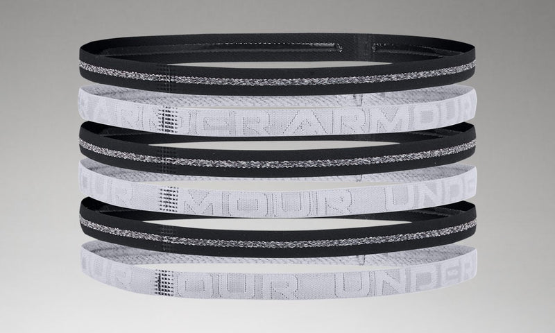 Under Armour Heathered Mini Headbands - 6 Pack
