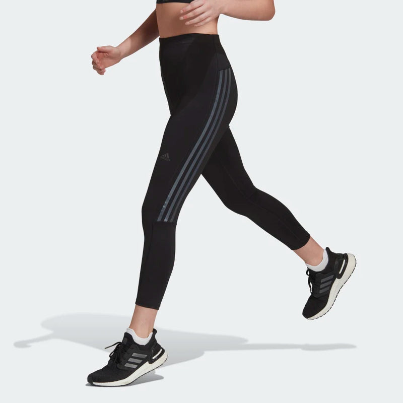Adidas RUN ICONS 3 STRIPES 7 8 RUNNING LEGGINGS