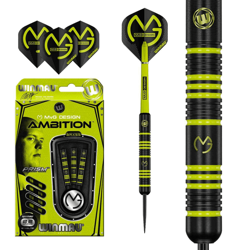 Winmau Michael Van Gerwen Ambition Steel Tip Darts