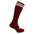 Atak Bar Socks Maroon/White