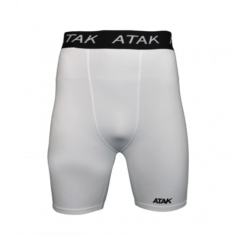 Youths Boys White Compression Shorts