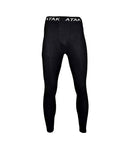 Youth Boys Black Compression Tights