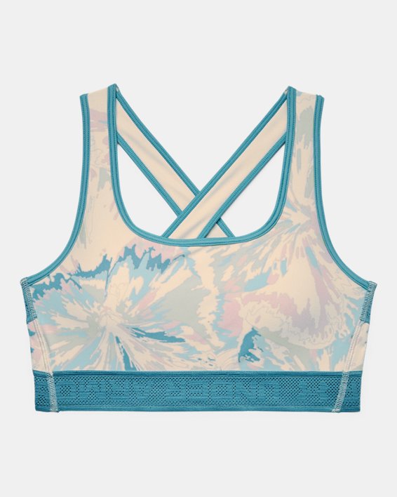 Under Armour Mid Crossback Printed Sports Bra