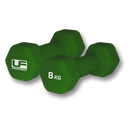 Hex Dumbbells-Neoprene Covered (Pair) 8kg