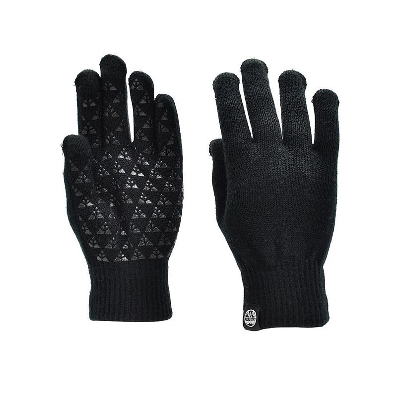 Six Peaks Winter Knitted Gloves Black